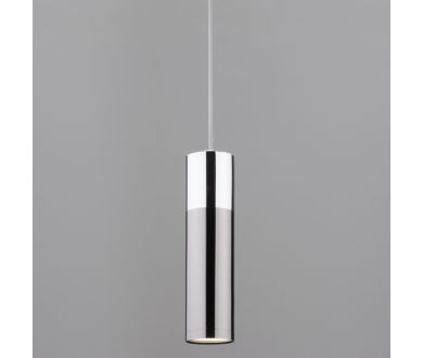 Подвесной светильник Eurosvet Double Topper 50135/1 LED хром/черный жемчуг