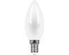 Лампа светодиодная Feron E14 11W 4000K Свеча Матовая LB-713 38007
