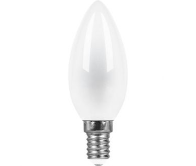 Лампа светодиодная Feron E14 11W 4000K Свеча Матовая LB-713 38007