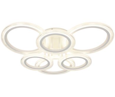 Потолочный светильник Эра Модерн Ring CLL-1-90W 3K-6,5K RC WH