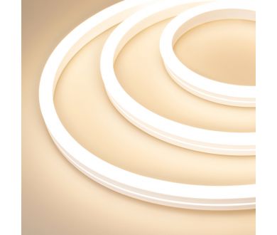 Лента герметичная Arlight MOONLIGHT-SIDE-A140-12x24mm 24V Warm3000 (9.6 W/m, IP68, 2835, 5m, Wire x1) 038602