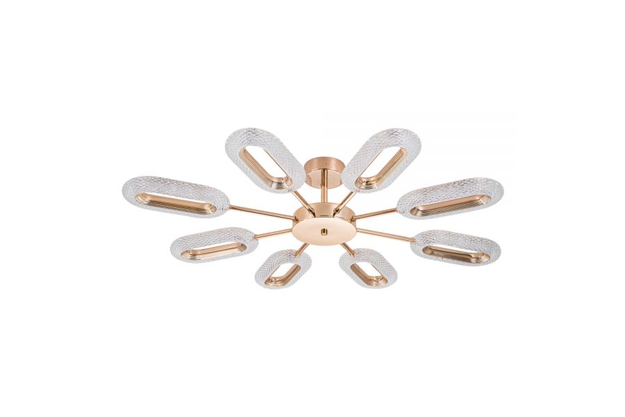 Потолочная люстра Arte Lamp Ovale A2489PL-8GO