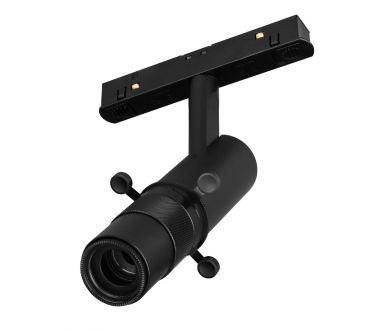 Трековый магнитный светильник Arlight MAG-ORIENT-SPOT-CROP-ZOOM-TC-R35-6W Day4000 (BK, 19-29 deg, 48V) 045066