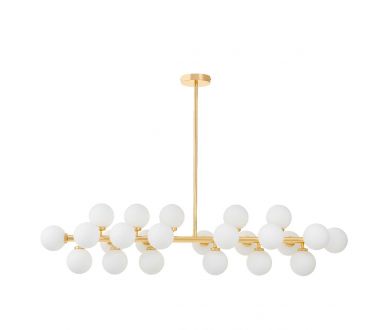 Люстра на штанге Lumina Deco Marsiada LDP 6033-24 GD