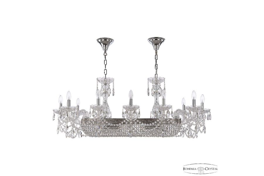 Подвесная люстра Bohemia Ivele Crystal 1453/12/195/800 Ni