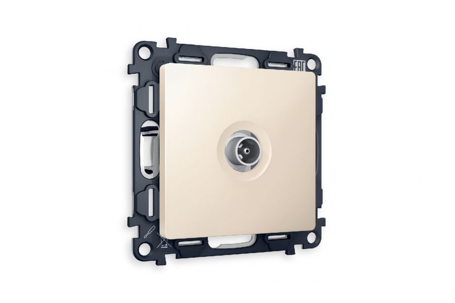Комплект механизма TV розетки оконечной 50-870 MHz 1dB Ambrella Volt Alfa MA333010