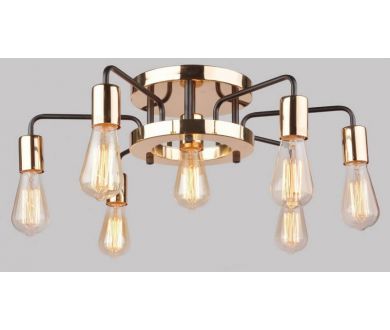 Потолочная люстра Arte Lamp Gelo A6001PL-7BK