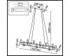 Подвесная люстра Odeon Light Hightech Defance 7143/65L