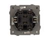 Механизм выключателя двухклавишный проходной Arlight SWT-TENDO-MKP2-PL-WH (230V, 10A) 054066