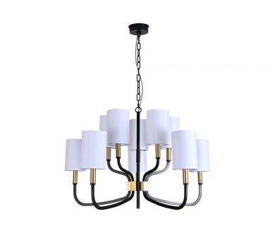 Подвесная люстра Newport 35210/С black+brass М0071484