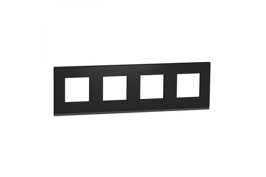 Рамка 4-постовая Schneider Electric Unica New NU600887