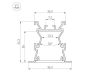 Профиль Arlight ALU-WIDE-FL-H35-2000 ANOD+FROST 027887