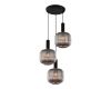 Подвесная люстра Lumina Deco Gato LDP 1217-3 GY+BK