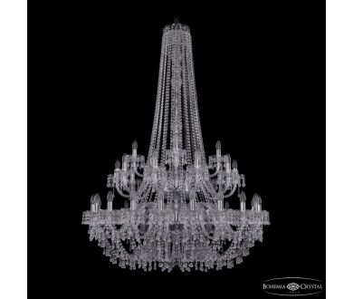 Подвесная люстра Bohemia Ivele Crystal 1410/20+10+5/400/h-160/2d Ni V0300