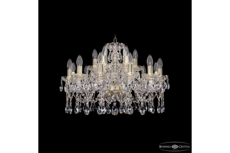Подвесная люстра Bohemia Ivele Crystal 1413/12+6/220 G