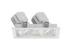 Встраиваемый карданный светильник Arlight MS-VORTEX-BUILT-S210x117-2x20W Warm3000 (WH-WH, 20 deg, 230V) (IP20 Металл) 057762