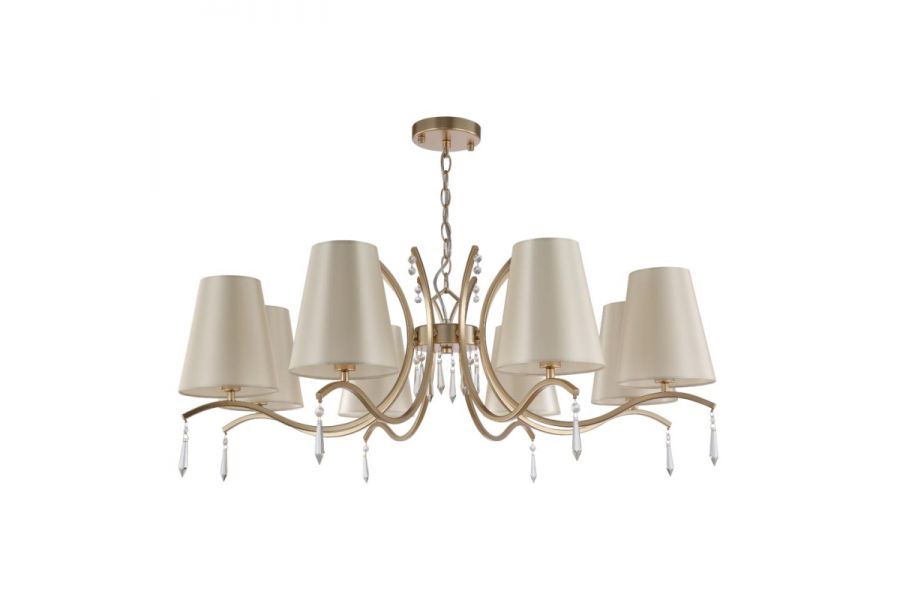 Подвесная люстра Crystal Lux Renata SP8 Gold