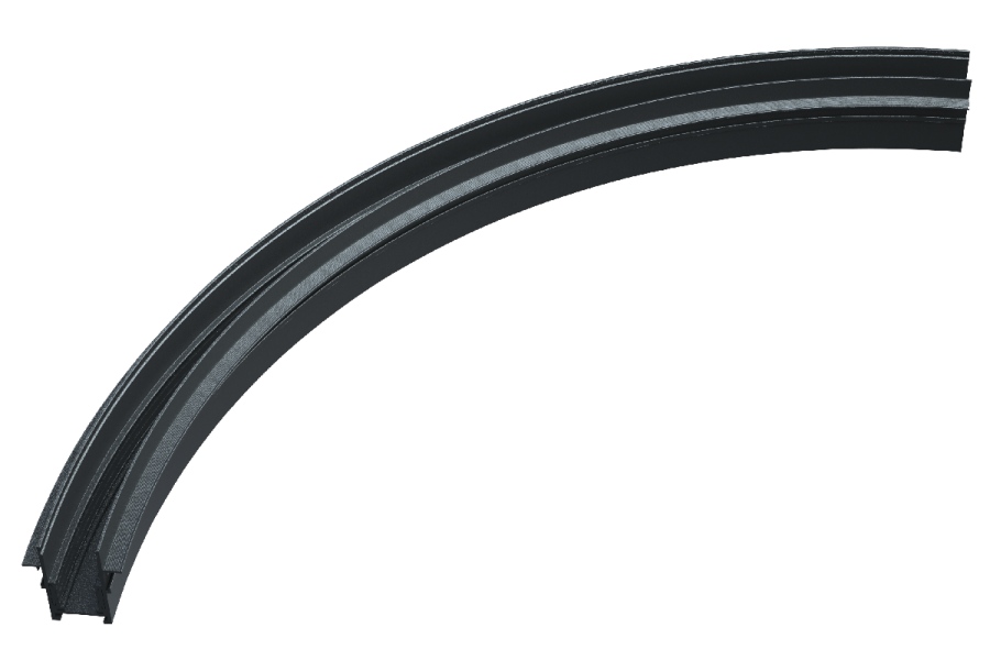 Радиусный магнитный шинопровод iLedex Vision 4822-1/4-D1200-BK