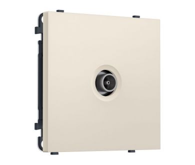 Комплект механизма TV розетки оконечной SIGMA Бежевый матовый 50-870 MHz 1dB QUANT PRO Ambrella Volt MS333010 (SP3330, PR202)