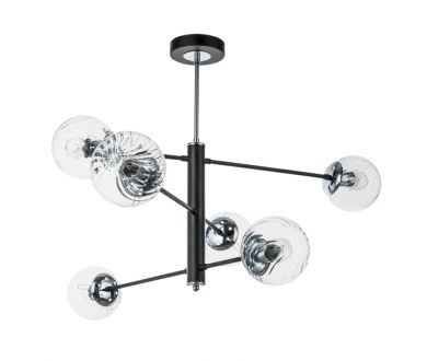 Купить Люстра на штанге Arte Lamp Segin A3566PL-6BK Люстра на штанге Arte Lamp Segin A3566PL-6BK