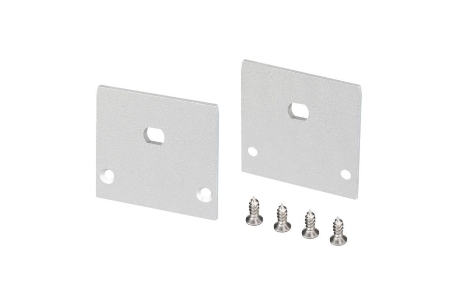 Заглушка Arlight LINE-3535-TRAY с отверстием (Алюминий) 062745