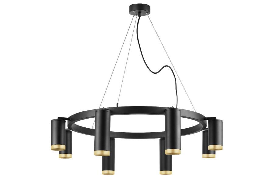 Подвесная люстра Lightstar Rullo (571018+214437-4+214487-4+203440-8) LR01887437440