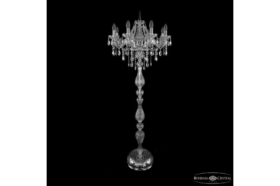 Торшер Bohemia Ivele Crystal 1415T1/8/200-160 Ni