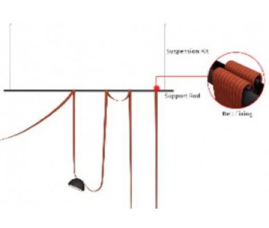 Опорная штанга для подвесного монтажа ST Luce Band ST412.409.01