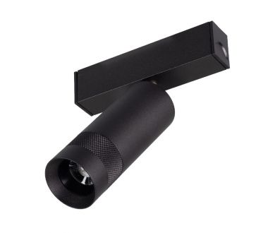 Трековый магнитный светильник Arlight MAG-SPOT-ZOOM-25-R35-7W Day4000 (BK, 20-55 deg, 24V) 053796