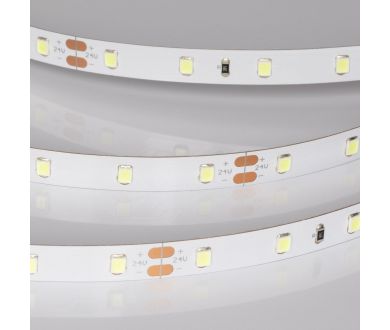 Светодиодная лента Arlight RT-A60-8mm 24V Ice Blue (4.8 W/m, IP20, 5m) 055376