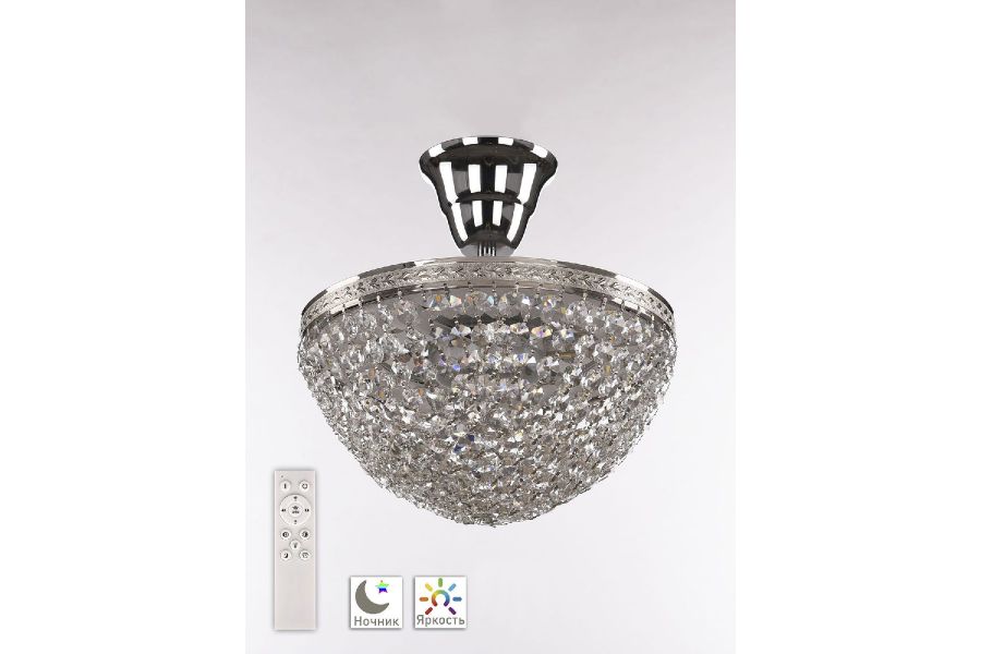 Потолочный светильник Bohemia Ivele Crystal 19321/25IV/LED-DIM Ni