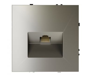 Розетка компьютерная Voltum S70 VLS060104 (шелк)