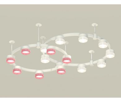 Комплект подвесного светильника Ambrella Light Techno Ring XR92211210 (A9221, A9226, C9241, C9236, N8480, N8486)