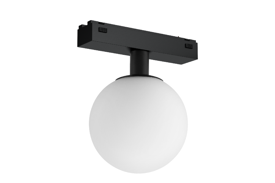 Трековый магнитный светильник iLedex Vision 4825-046-D120-6W-340DG-3000K-BK