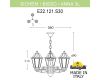 Уличный подвесной светильник Fumagalli SICHEM/ANNA 3L E22.120.S30.AXE27
