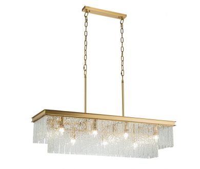 Подвесная люстра Belfast Harland 6308-10C BR CL