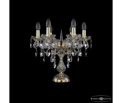 Настольная лампа Bohemia Ivele Crystal 1415L/6/141-39 G