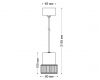 Подвесной светильник Italline IT014-0203 black