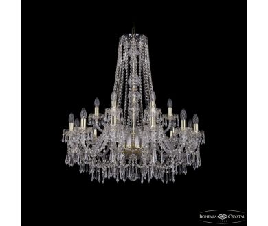 Подвесная люстра Bohemia Ivele Crystal 1403/12+6/300/h-95 G