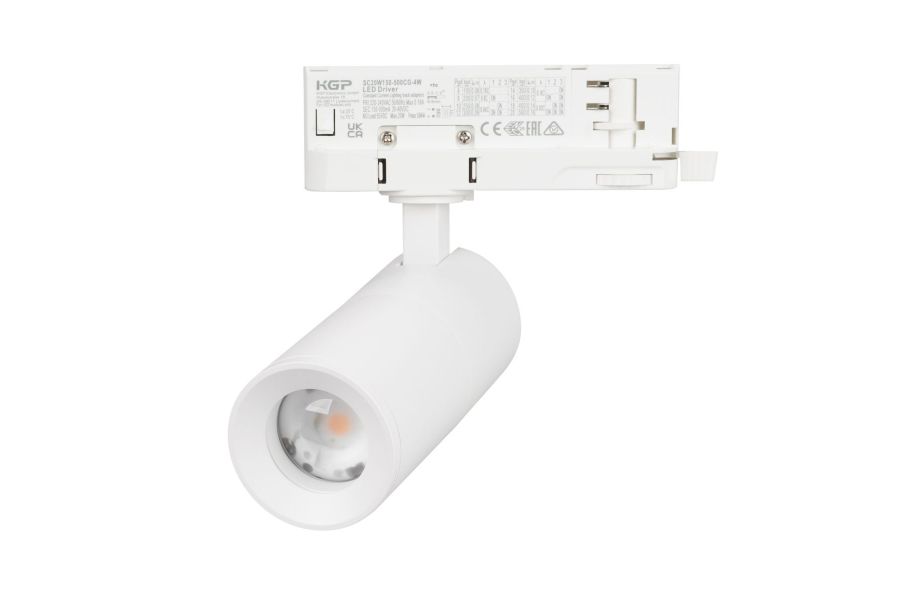 Трековый трехфазный светильник Arlight LGD-ARTEMIS-TRACK-4TR-R55-12W Warm2700 (WH, 8-80 deg, 230V) (IP20 Металл) 062275