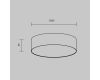 Потолочный светильник Maytoni Technical Ceiling Zon C032CL-24W4K-RD-MG