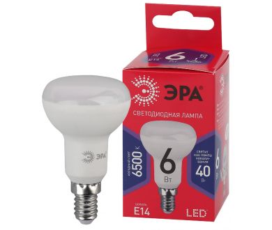 Лампа светодиодная Эра E14 6W 6500K LED R50-6W-865-E14 R Б0045335