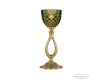 Настольная лампа Bohemia Ivele Crystal Florence 71300L/15 G P1 Amber-Green/H-1J