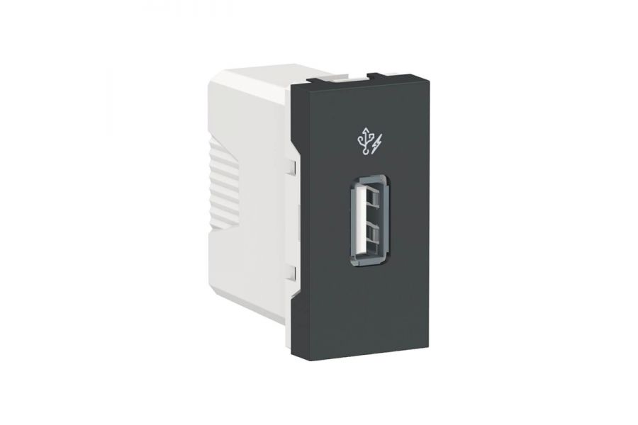 Розетка компьютерная USB Schneider Electric Unica New Modular NU342854