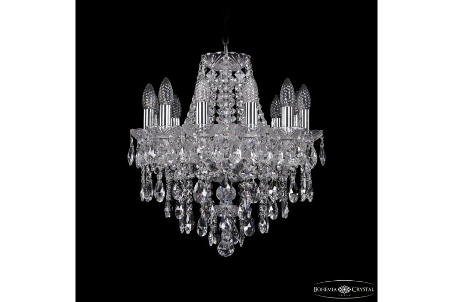 Подвесная люстра Bohemia Ivele Crystal 1415/12/141 Ni