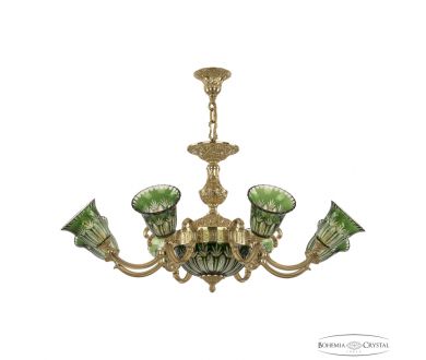 Подвесная люстра Bohemia Ivele Crystal Verona 72213P/8/210 G P2 U Clear-Green/H-1I