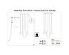 Основание потолочное 8L Mantra Modular Light Florones 9387