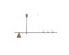 Подвесной светильник Lumina Deco Renzo LDP 6043-4 BK+MD