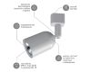 Трековый светильник Эра TR41-GU10 WH Б0054172