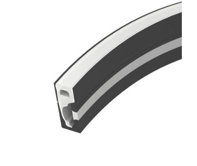 Силиконовый профиль Arlight WPH-FLEX-0616-SIDE-S9-5m BLACK 045788